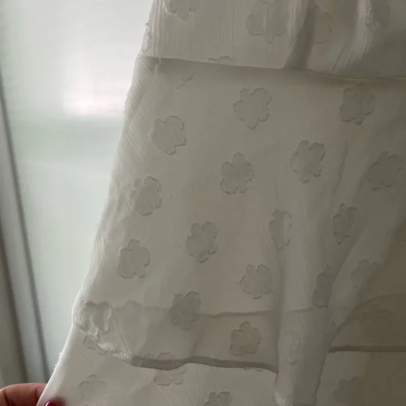 REVOLVE White Tiered Mini Dress - Picture 5 of 5